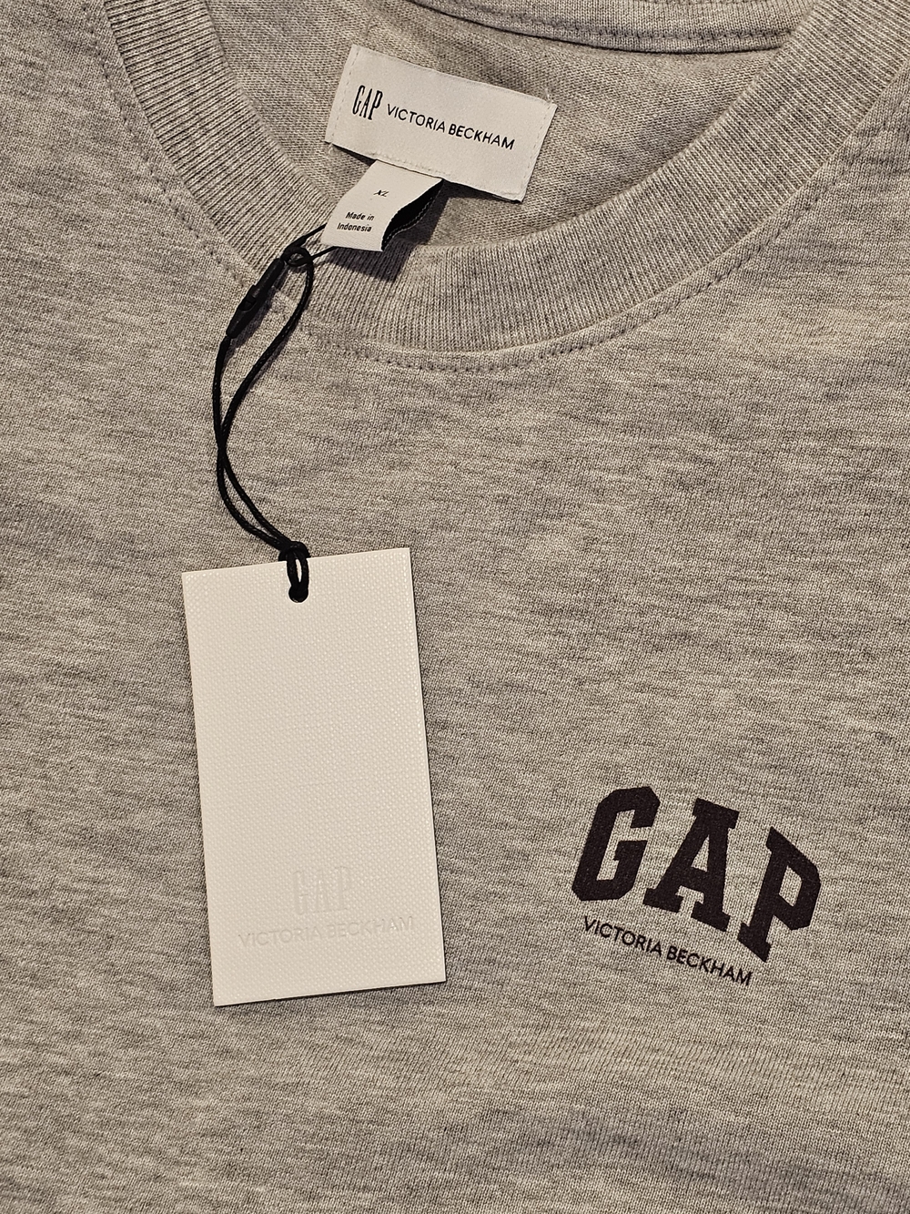 Victoria Beckham x GAP Gray Short Sleeve Tee, New, Size XL - Picture 6 of 9
